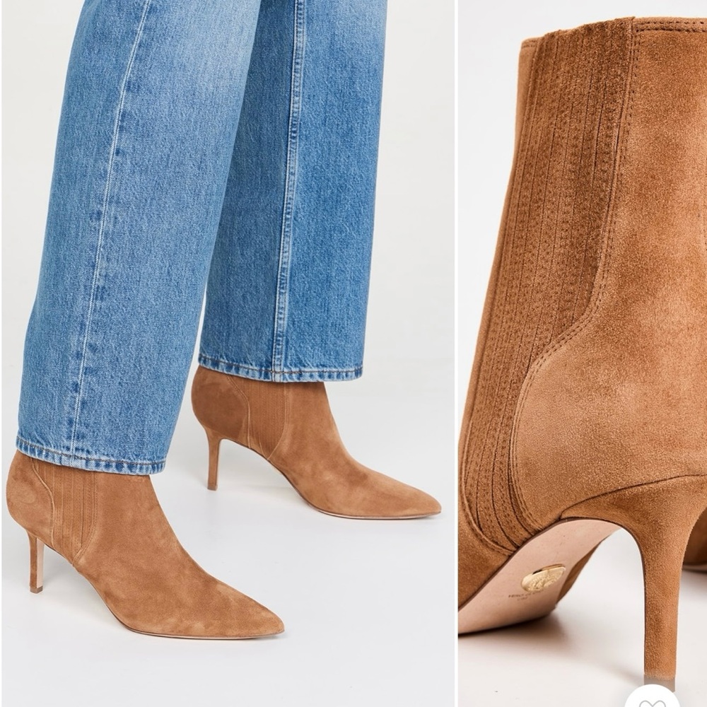 Veronica Beard Lisa Mid Heel Boots
